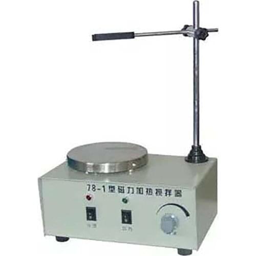 Magnetic Stirrer Hotplate with Heating Plate 78-1 Digital Laboratory Magnetic Mixer AC 110V/ 220V, Max 1000m, Stepless Speedl