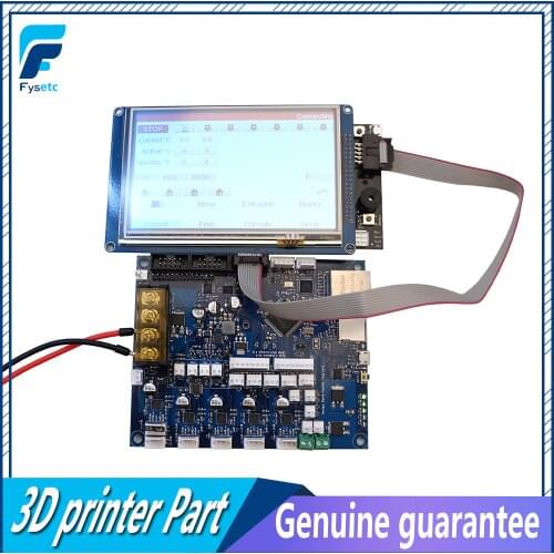 Cloned Duet 2 Maestro Advanced 32bit Motherboard PWith 4.3" 5" 7" PanelDue Colour Touch Screen Controller For 3d Printer CNC