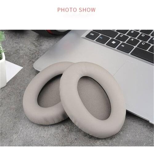 Leather Sponge Ear Pads Cushion Covers for Sony WH 1000 XM3 Headphone Headset Soft Earpads Case Cover Accessories