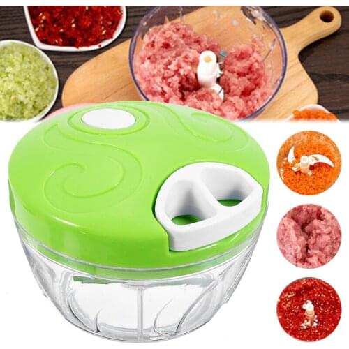 Kitchen Small Manual Food Chopper Pull String Pepper Garlic Ginger Garlic Cutter Mill Tool Convenience Vegetable Mashed Tool