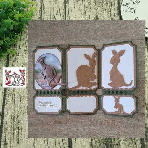 Metal Cutting dies Kangaroo baby Die Cut Scrapbooking Paper Craft Handmade Card Punch Art Cutter Decorative Stencil