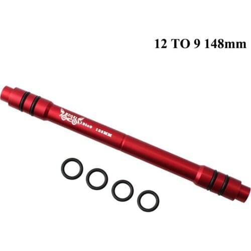 MTB Bike Rear Hubs Axis Conversion Seat 12mm To 9mm Thru Axle Hub Adapter bicycle Quick Release Bike Hub Stainless Steel Bicycle
