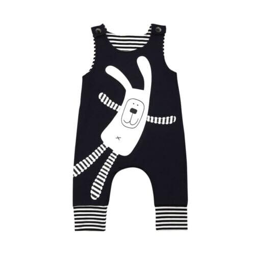 Baby Boy Clothes Toddler Baby Boys Girls Easter Rabbit Romper Jumpsuit Outfit Sunsuit