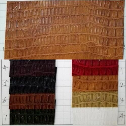 Wholesale 10 yards roll PU alligator leather Crocodile pattern bag handbag leather fabric furniture shoes sofa high quality