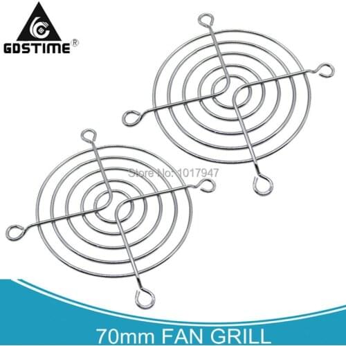 10 Pieces LOT Network Rail Fan Grille Mesh Cover 70x70mm 7cm Fan Protector Finger Guard Grill Net