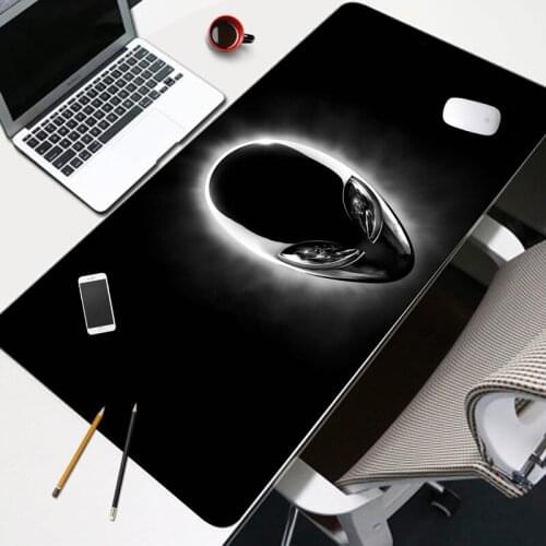 Super large black mouse pad thickened computer computer office desk pad mouse keyboard pad