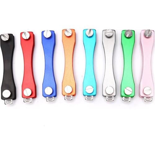 Smart key chain Mini Keychain Compact Key Decorative Holder Clip Home Storage Metal key Clip Aluminum Organizer Keychain Outdoor