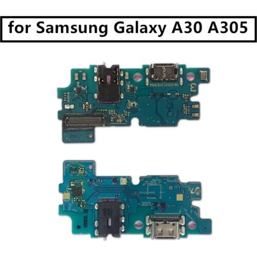 For Samsung Galaxy a30 a305 USB Charger Port Dock Connector PCB Board Ribbon Flex Cable phone screen repair spare parts
