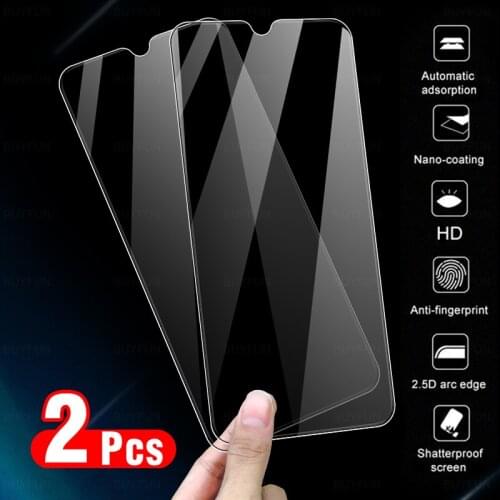 2Pcs Full Cover Protective Glass For VIVO Y1s Tempered Glass For VI VO 1s Y VIVOY1S Y1 S 1929 6.22" Phone Screen Protector Film