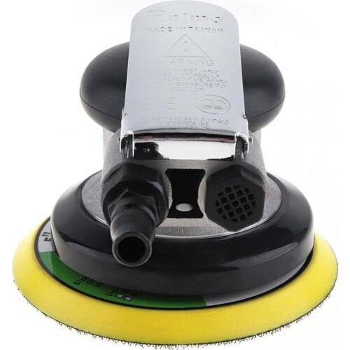 5 Inch Circular Pneumatic Sandpaper Random Orbital Air Sander Polished Grinding Machine Non-vacuum Matte Surface 125MM 10000RPM