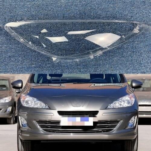 For Peugeot 408 Headlight Shade 2010 2011 2012 2013 Peugeot 408 Headlight Transparent Shade Headlight Mask Lamp Shell