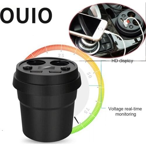 Dual USB Charger Car Adapter With 2 Cigarette Lighter For Nissan Qashqai Opel Astra J H Kia Ceed Sorento Skoda Octavia A5 A7 2