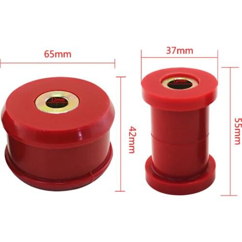 Vehicle Polyurethane Control Arm Bushing Kit Suitable for VW Beetle Jetta Golf -Red