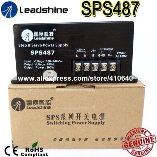 Genuine Leadshine SPS487 Ultra Compact 48 VDC / 7A Unregulated Switch Power Supply with 180-250 VAC Input