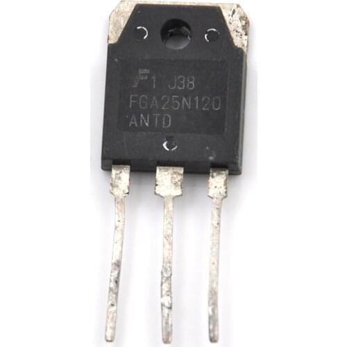 The Original Word Transistor FGA25N120 ANTD Induction Cooker Tube Long Foot FGA25N120 Imports Disassemble Cooker Transistor 1pcs