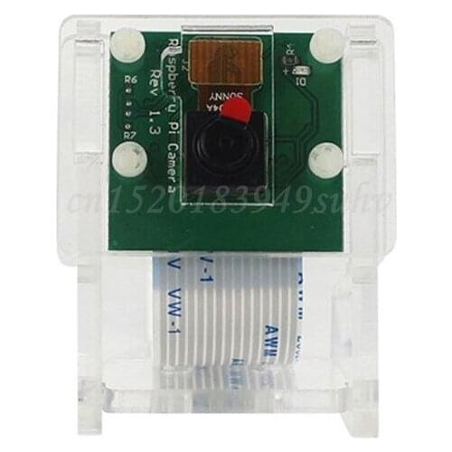 1Set Transparent Acrylic 5MP Camera Holder Clear Support Bracket Case for Raspberry Pi 1-4 for V2 Official Camera Accessories Ki