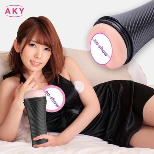 Pussy Realistic Anal Silicone Sucking Masturbator Cup Male Sex Toys for Man Artificial Real Vagina Dildo Manual Masturbation Cup