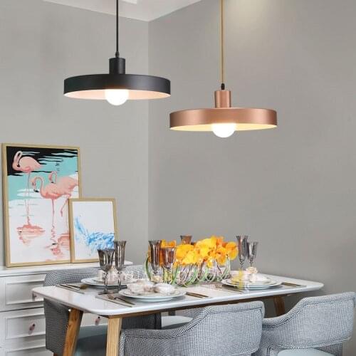 Modern LED Restaurant Bar Pendant Lights Bedroom Living Room Kitchen Household Lighting Fixtures Loft Industrial Decor Luminaire