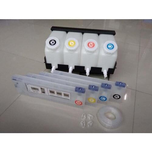 Inkjet printer with ink cartridge external float cartridge 1.5L ink bottle 220ml ink cartridge ink system accessories 5X3MM tube