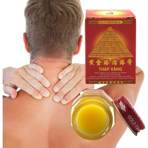Vietnam Gold Tower Balm Cream 20g Relieving Itching and Muscle Joints Rheumatism Pain-Killer Detumescence tiger balm
