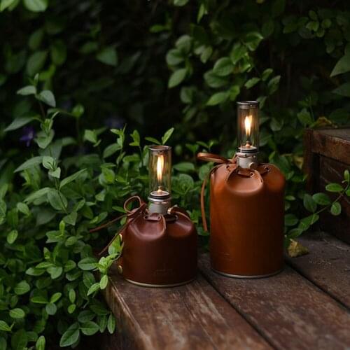 Vintage Outdoor Gas Can Protective Case Leather Gas Can Cover Sleeve for Outdoor Camping Gasoline Tank Wrap Bag