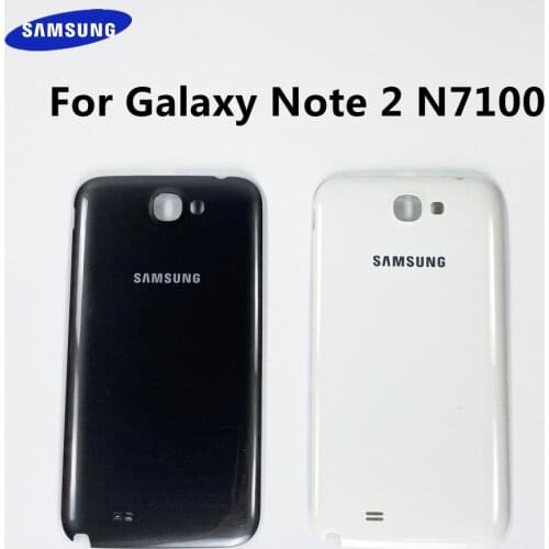 For SAMSUNG Galaxy Note 2 N7100 N7105 I317 Back Cover Housing Rear Case Battery Door Lid Plastic Shell With NFC Antenna NOTE2