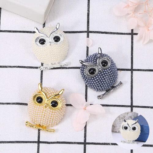 Brooch Pin Animal Fashion Women Crystal Rhinestone Owl Breastpin Jewelry Lovely