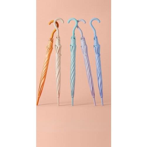 Long Handle Umbrella Large Fashion Women Uv Protection Adult Business Umbrella Sombrilla Playa Household Merchandises BD50UU