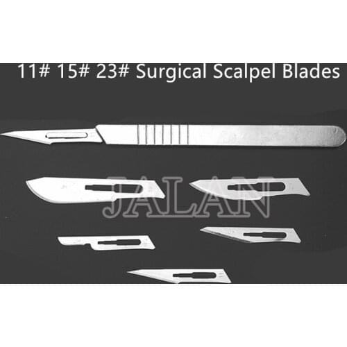 10pcs #11 #15 #23 Knifes For Mobile Phone PCB Board Disassembler Repair CPU Cleaning Surgery Blade With Handle Opening Tools