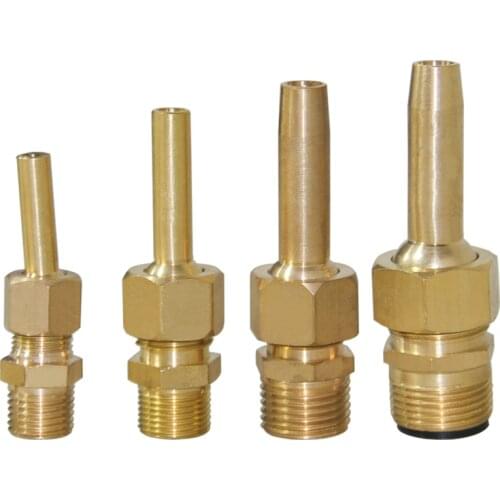 10PCS A PACK) 1/8" 1/4" 3/8" 1/2" 3/4" Brass Gushing Spray Fountain Nozzles For Garden Water