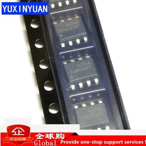 Original 15pcs/lot FAN3224T FAN3224TMX SOP8 Bridge driver SMD IC