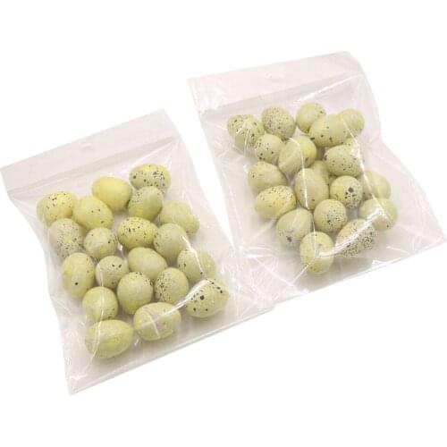 20x Artificial Speckled Bird Eggs DIY Micro-landscape Home Decoration Crafts