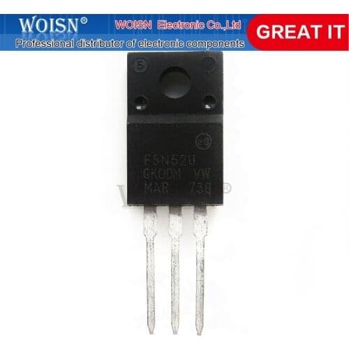 5PCS 5N52U F5N52U TO-220F N-channel 4.4A 525V original authentic In Stock
