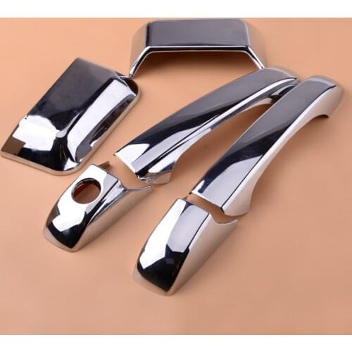 6pcs ABS Chrome Car Door Handle Cover Trim Molding Overlay Fit for Jeep Compass 2007- 2009 2010 2011 2012 2013 2014 2015 2016