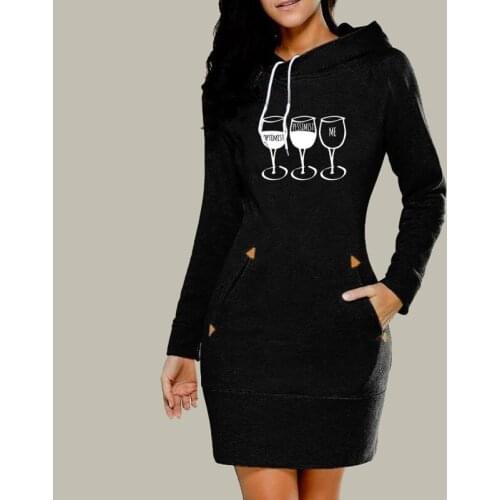 BITTER COFFEE Hooded Sweatshirts For Women