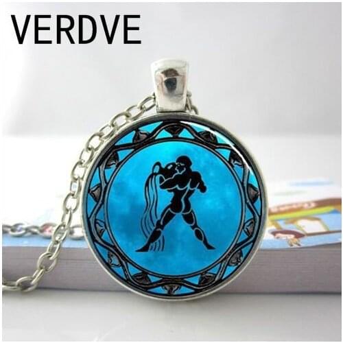 Zodiac circle Pendant Necklace Zodiac circle jewelry Zodiac Sign Pendant Constellation Jewelry Art gift