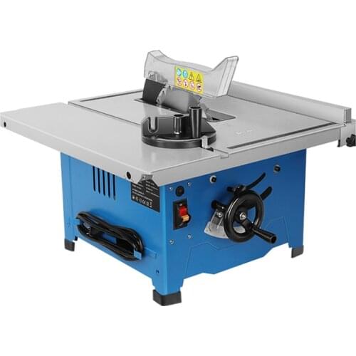 8-Inch Household Miniature Woodworking Table Saw Electric Multi-Function Precision Dust-Proof Decoration Cutting Machine