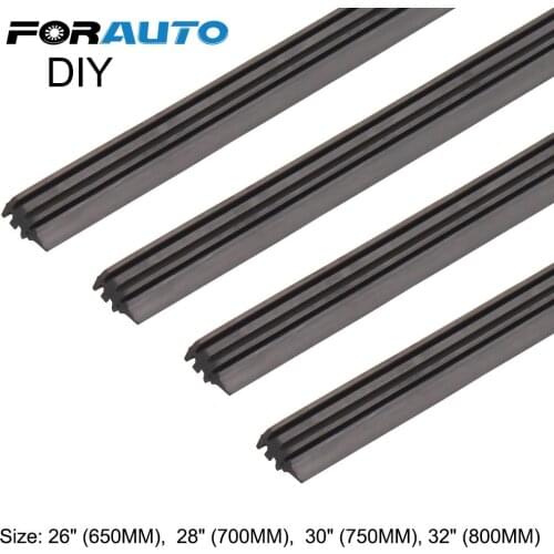 Vehicle Windshield Insert Natural Rubber Windshield Repairs 2Pcs/Set 26"28"30"32" Wiper Accessories Car Wiper Blade Strip