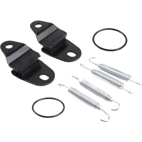 Motorcycle Exhaust Muffler Silencer, Silencer Exhaust Muffler Pipe Clip Fasten Support Silencer Pipe Bracket er for BANSHEE