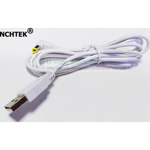 NCHTEK USB 2.0 A Type Male to 90 Degree Angled DC 5.5x2.1mm Power Plug Barrel Connector 5V Cable 1.5M/Free DHL Shipping/100PCS
