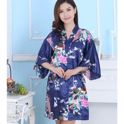 2019 New Mini Kimon Sexy Bathrobe Wedding Bridesmaid Night Grown Robes Vintage Sexy Lingerie Sleepwear S M L XL XXL 3XL S001