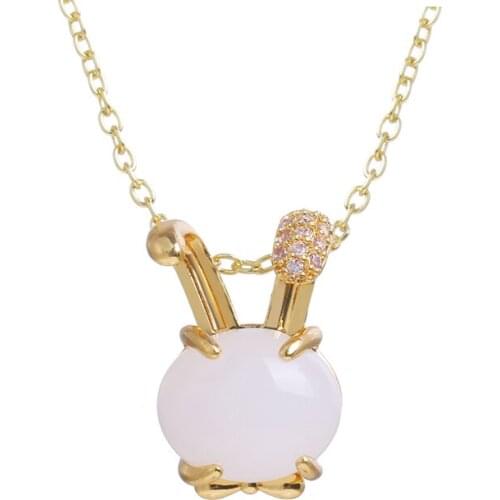 Bettyue New Arrival Cute Ingenious Design Necklace For Women&Girls Lovely Two Ear Appearance Jewelry Charming Shiny Oranment