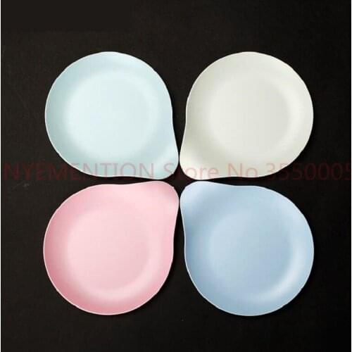 Disposable Tableware , 500pcs White Plastic Plates + 500pcs forks transparent + 50pcs knives transparent
