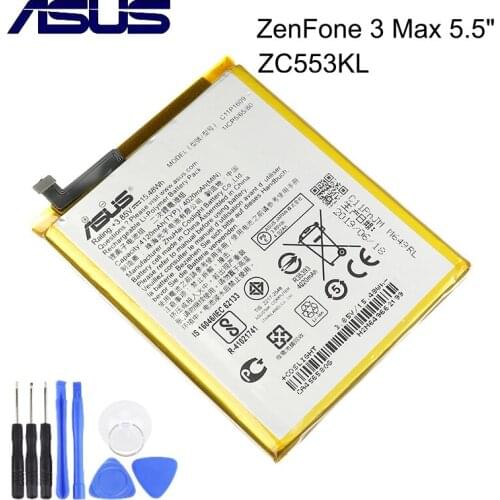 Original ASUS High Capacity C11P1609 Battery For ASUS Zenfone 3 max 5.5" ZC553KL X00DDA Zenfone 4 max 5.2" ZC520KL X00HD 4020mAh