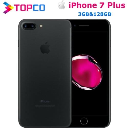 Apple iPhone 7 Plus Factory Unlocked Original Mobile Phone 4G LTE 5.5" Dual Core A10 12MP RAM 3GB ROM 128GB Cell phone NFC