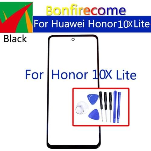 For Huawei Honor 10X Lite Touch Screen Front Outer Glass Panel Lens LCD Front Lens Replacement