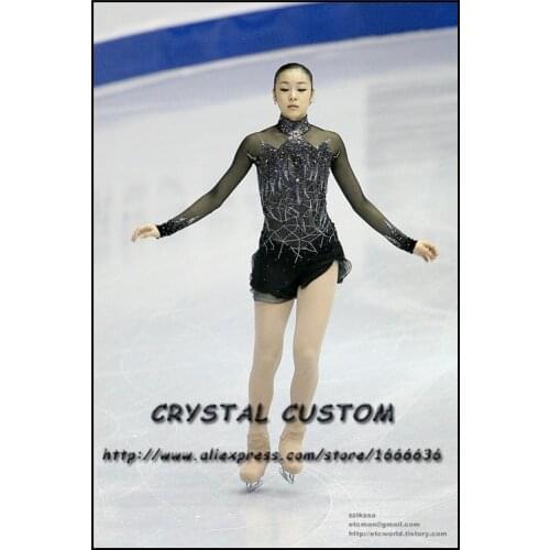 Figure Skating Dresses For Girls Graceful New Brand Ice Figure Skating Dresses For Competition Kids DR3742