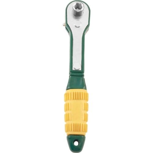 Adjustable 1/4 Screwdriver Rod High Quality Fast Ratchet Wrench Quick Socket Wrench Tools Double End Wrench for Repairing Tool