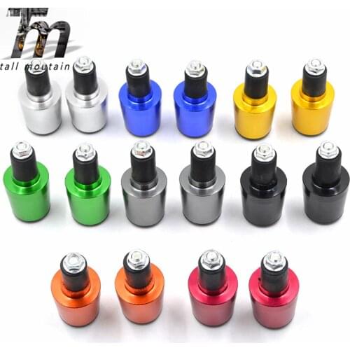 7/8'' 22mm Motorcycle Handlebar Grips End Handle Bar Cap End Plug For Honda Yamaha Suzuki For Ducati For BMW Kawasaki 85 125