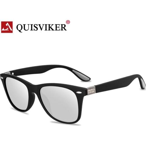 QUISVIKER BRAND Designer Fashion Driving Goggles NEW Sunglasses Men Polarized Sun Glasses Women Vintage Retro Square Eyewear
